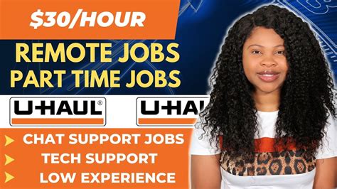 uhaul remote jobs part time.